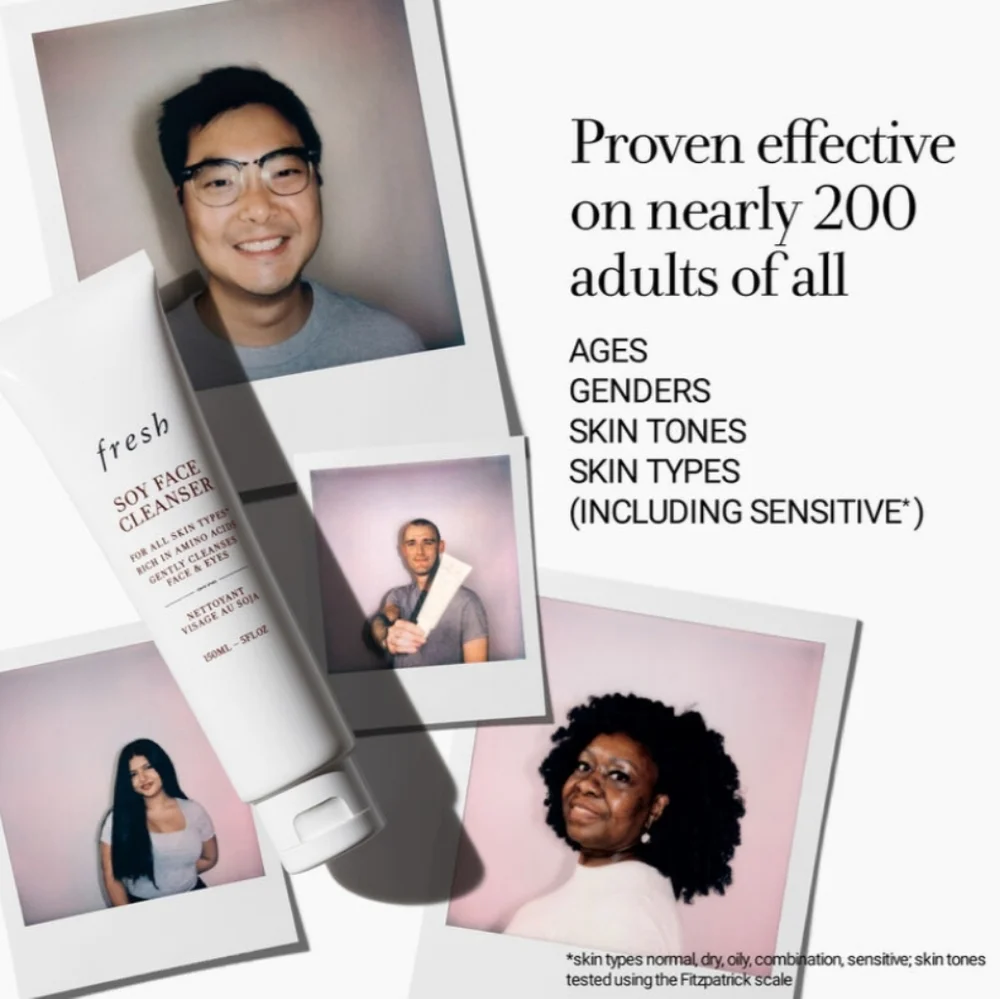 SAMPLE FRESH SOY FACE CLEANSER FOR ALL SKIN TYPES.